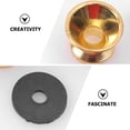 thumbnail image 4 of MasteelfCA 2pcs Guitar Strap Button Buckle Pegs Lock Button Metal End Pins Professional Bass Strap Studs, 4 of 8