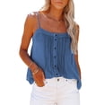 thumbnail image 2 of Camiseta sin mangas con tirantes finos de verano,Camiseta sin mangas con tirantes finos para mujer Camiseta sin mangas con tirantes finos plisada Camiseta sin mangas de verano para mujer Eleva tu experiencia, 2 of 6
