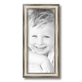 thumbnail image 2 of ArtToFrames 7" x 16" Antique Silver Panel Picture Frame, 7x16 inch Silver Wood Poster Frame (WOM-4760), 2 of 7