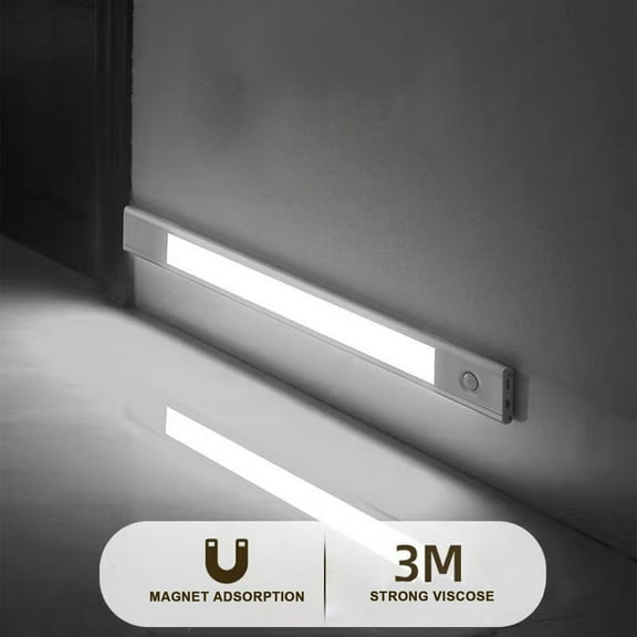 Fridja Ultra-thin Induction Night Light USB Charging Human Wardrobe Cabinet Aisle Shoe Cabinet Wireless Smart Strip Light Strip