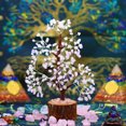 thumbnail image 2 of Advancent Árbol de cristal decoración Mineral espécimen Prop Festival regalo escena diseño hogar piedra artesanía decoración cristales decoraciones Decoración del hogar Rosado Advancent HA068005-02, 2 of 6