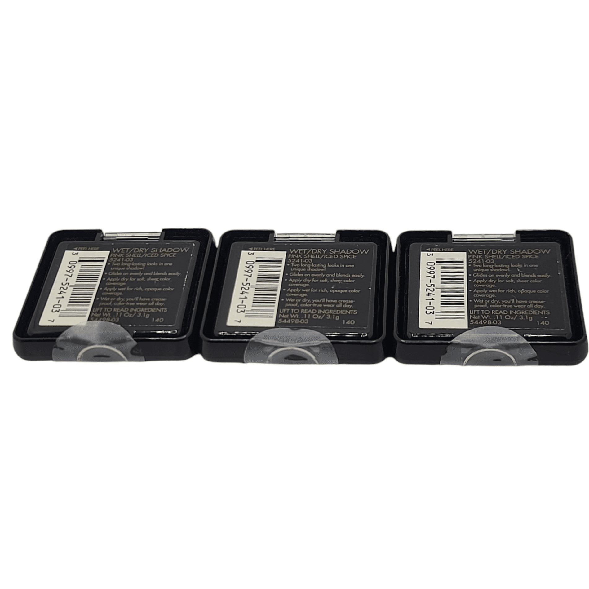 3 Pack Revlon Wet Dry Shadow Pink Shell/Iced Spice