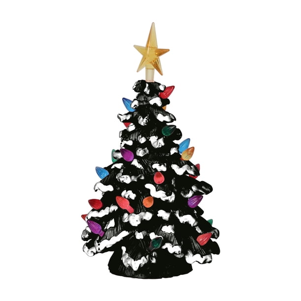 Resina de luces de árbol de Navidad de bricolaje con decoración de Navidad de luces Wmkox8yii gf10129