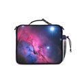 thumbnail image 3 of Colorful Starry Sky and Universe Insulated Lunch Bag with Shoulder Strap and Bottle Holder,Bento School Lunch Bag Box,11x9.5x3.5 Inches, 3 of 5