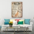 thumbnail image 2 of Funny Great Dane Dog Wall Art House Rules Retro Poster Decorations For Office Artwork Canvas Prints For Living Room Unframed 16×24 in, 2 of 5