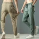 thumbnail image 5 of Pantalones holgados para hombre, pantalones casuales para hombre, sueltos, finos, de verano, largos, nuevos en la moda Harajuku, tallas grandes, poliéster, 2024, alta calidad, venta, 5 of 5