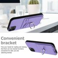 thumbnail image 4 of Allytechgroup iPhone 11 Pro Max Wallet Case for Women Men, Premium PU Leather Shockproof Hand Wrist Slim Fit Back Cover Phone Case for iPhone 11 Pro Max, Purple, 4 of 4