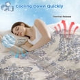 thumbnail image 3 of Vintage Brown Blue Cooling Blanket,Lightweight Breathable Summer Throw Blanket with Double Sided Cold Effect,Boho Ethnic Mexican Floral Southwestern Picnic Blankets Bed Sheet for Hot Sleepers 60"x80", 3 of 8