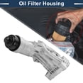 thumbnail image 2 of Unique Bargains Engine Oil Filter Housing Assembly No.11428596283 with Gaskets Oil Cooler for BMW 330i 530e 430i, 2 of 6