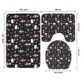 thumbnail image 3 of Ballerina Princess Swan Pattern Bathroom Rugs Sets 3 Piece,Toilet Cover Set,Absorbent Non Slip Bathroom Mats Sets with U-Shaped Contour Rug Toilet Rug Set, 3 of 5