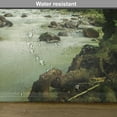 thumbnail image 6 of Ambesonne East Place Mats Set of 4, Selangor State Malaysia, Standard Size, Green Brown, 6 of 6