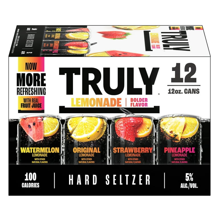 Truly Hard Seltzer Lemonade Mix Pack - 12pk/12 fl oz Slim Cans