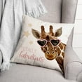 thumbnail image 3 of Creative Products Fabulous Giraffe 18x18 Spun Poly Pillow, 3 of 3