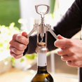 thumbnail image 4 of Lever Corkscrew And Bottle Opener, Multi Tool, Wine And Cork Screw Beer Opener, 4 of 5