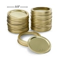 thumbnail image 3 of (3 pack) Mainstays 12-Pack Canning Jar Lids and Rings - Wide Mouth, Two-Piece Wide Mouth Mason Jar Lids with Bands for Canning and Preserving, Fits All Brands Wide Mouth Mason Jars, 3 of 9