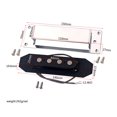 thumbnail image 2 of Pastilla de bajo eléctrico liviana de para bajo de , pieza de repuesto, herramientas de instrumentos musicales, negro Yuyangstore Pickup de bajo, 2 of 8