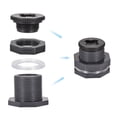 thumbnail image 4 of Uxcell G1/2 Threaded Bulkhead Tank Adapter with Plug Fitting G1 2, 4 of 5