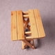thumbnail image 4 of Heaveant Taburete Plegable, Silla Plegable de Madera Maciza portátil para niños, Taburete Cuadrado para niños, Muebles para el hogar, para Pesca, Mesa de Comedor, Mesa de Ordenador, 4 of 11