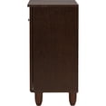 thumbnail image 5 of Winda Modern and  2-Door Dark Brown Wooden Entryway Shoes Storage Cabinet, 5 of 5