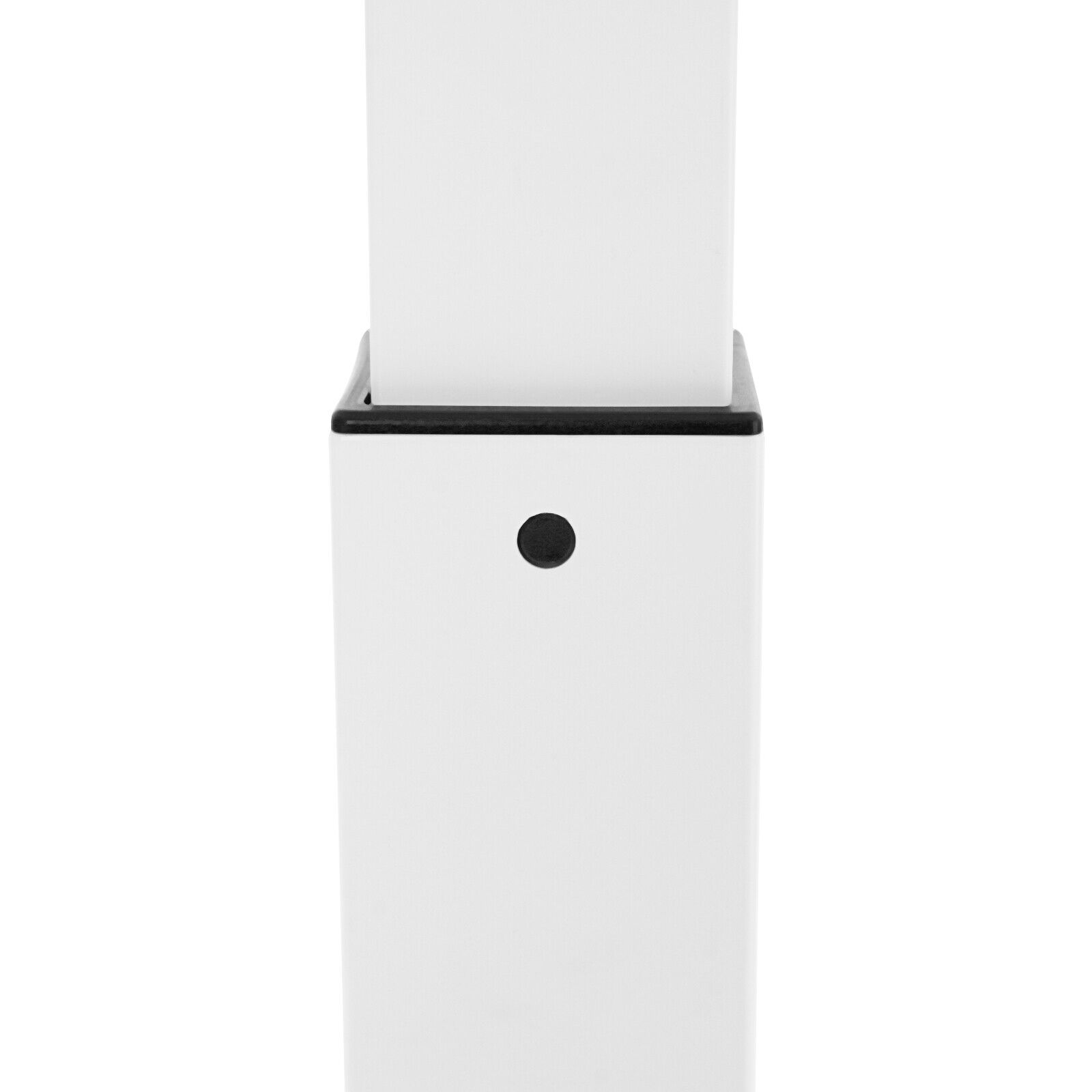 2 Lockable Wheels Adjustable Rolling Desk, White Adjustable Podium Desk, 25.5*17in Standing Lifting Desk