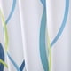 thumbnail image 5 of Cortina de baño ANGGREK Con ganchos en forma de S Patrón Elegante 180x180cm, 5 of 8