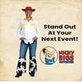 thumbnail image 6 of Nicky Bigs Novelties Adult Red Western Cowboy Hat Costume Accessory, 6 of 8
