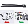 thumbnail image 3 of 100Pcs Cable Tie Wire Reusable Cable Tie Cord Organizer Wire Computer Data Cable Tie Straps 15X1.2cm, 3 of 5
