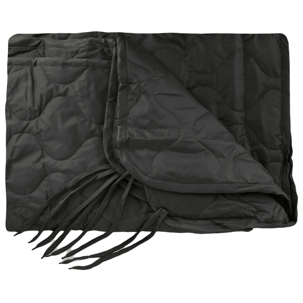 Military Woobie Poncho Liner, Nylon Ripstop Shell, Polyester Insulation