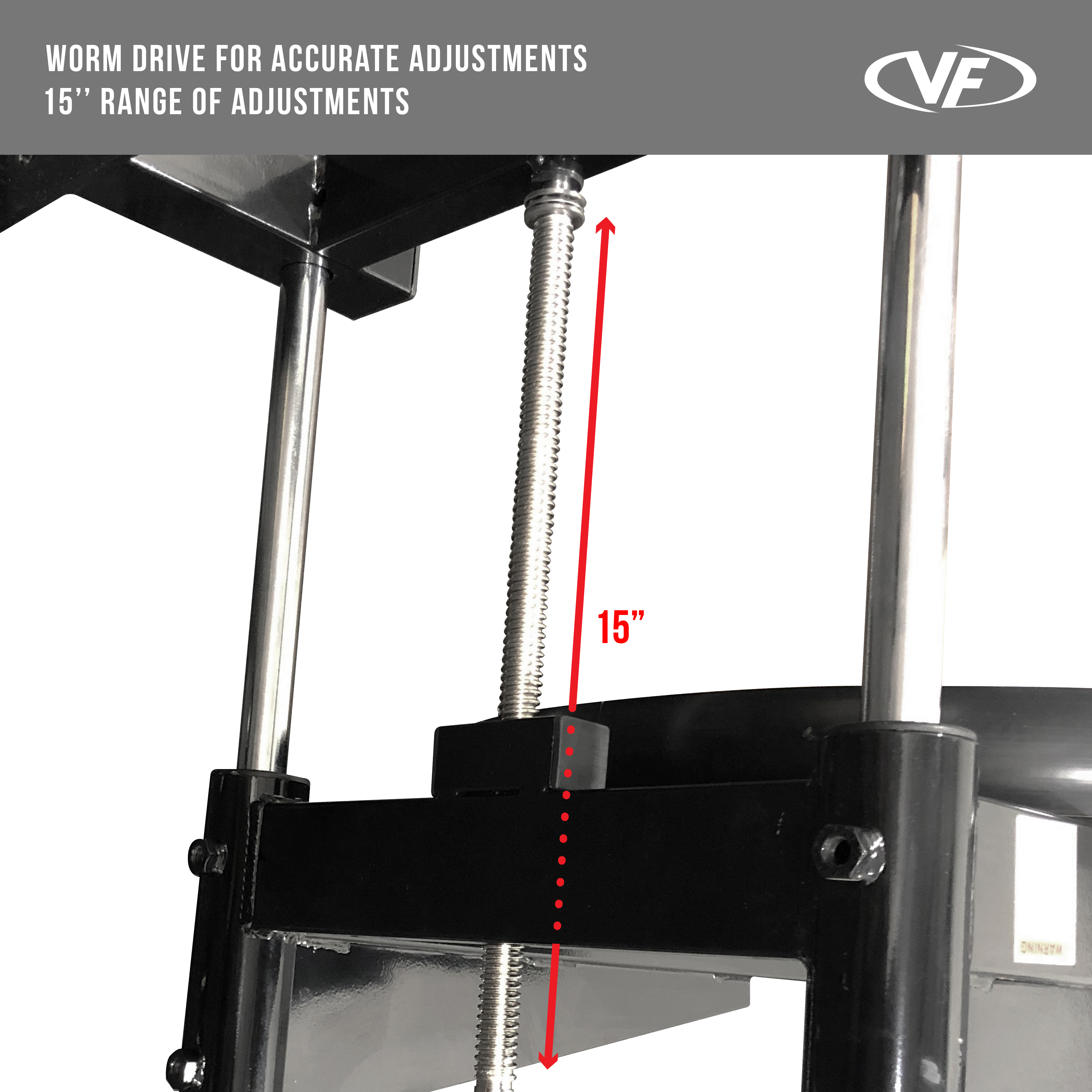 Valor Fitness Heavy Duty Adjustable 2” Boxing Speed Bag Platform with Wheel Crank for Easy Adjustment, Speed Bag Included CA-53