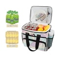 thumbnail image 2 of FORMRS Insulated Cooler Bag 24 Cans Capacity Soft Leakproof Lunch Box with Side Pockets, Purple Geometric, 2 of 7