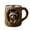 B, variant on Tree Hole Animal Novelty Coffee Mug, 3D Owl Raccoon Drinking Tea Cup, 11 Oz Stainless Steel Mugs, Funny Animal Resin Mug For A-nimal Lovers and Collectors Gift