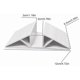 thumbnail image 3 of Fijador de base triangular reforzada para valla para mascotas | Soporte resistente y resistente para recinto de mascotas al aire libre | Fácil instalación | Montaje duradero, versátil y estable, 3 of 6