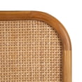 thumbnail image 6 of Kate and Laurel Planche Modern Rattan Wall Pinboard, 12 x 24, Natural Wood, Boho Rounded Rectangle Wall Organizer for Use as Cork Board, Vision Board, or Bulletin Board, 6 of 8