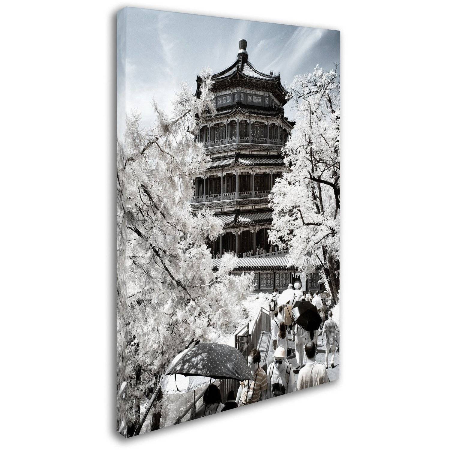 Trademark Fine Art "White Temple" Canvas Art by Philippe Hugonnard