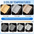 thumbnail image 3 of Luz LED para leer Luz de libro plana recargable con 3 colores temporizador regulable para lectura nocturna placa dibujable, 3 of 8