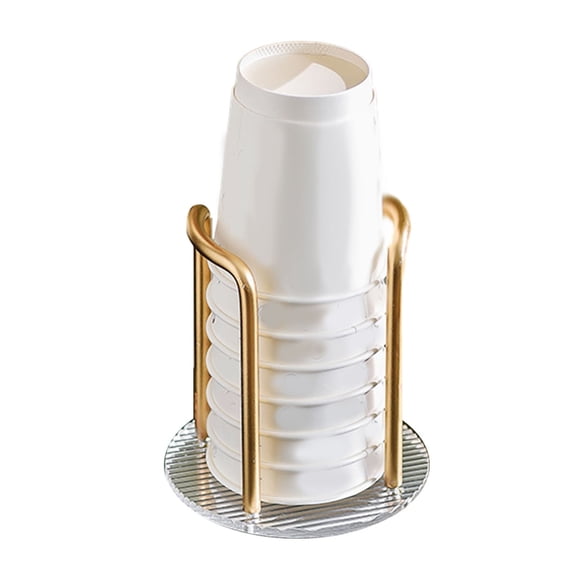 YLLSF Storage Rack Organizer Kitchen Supplies Disposable Cup Holder Stable Base.