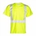 thumbnail image 3 of Kishigo Unisex High Visibility Reflective Short Sleeve Class 2 T-Shirt 9110, Polyester, ANSI 107 Type R / Class 2, Construction, Roadwork, Traffic, Landscaping, Railroad, Utility (Lime, 4X), 3 of 4