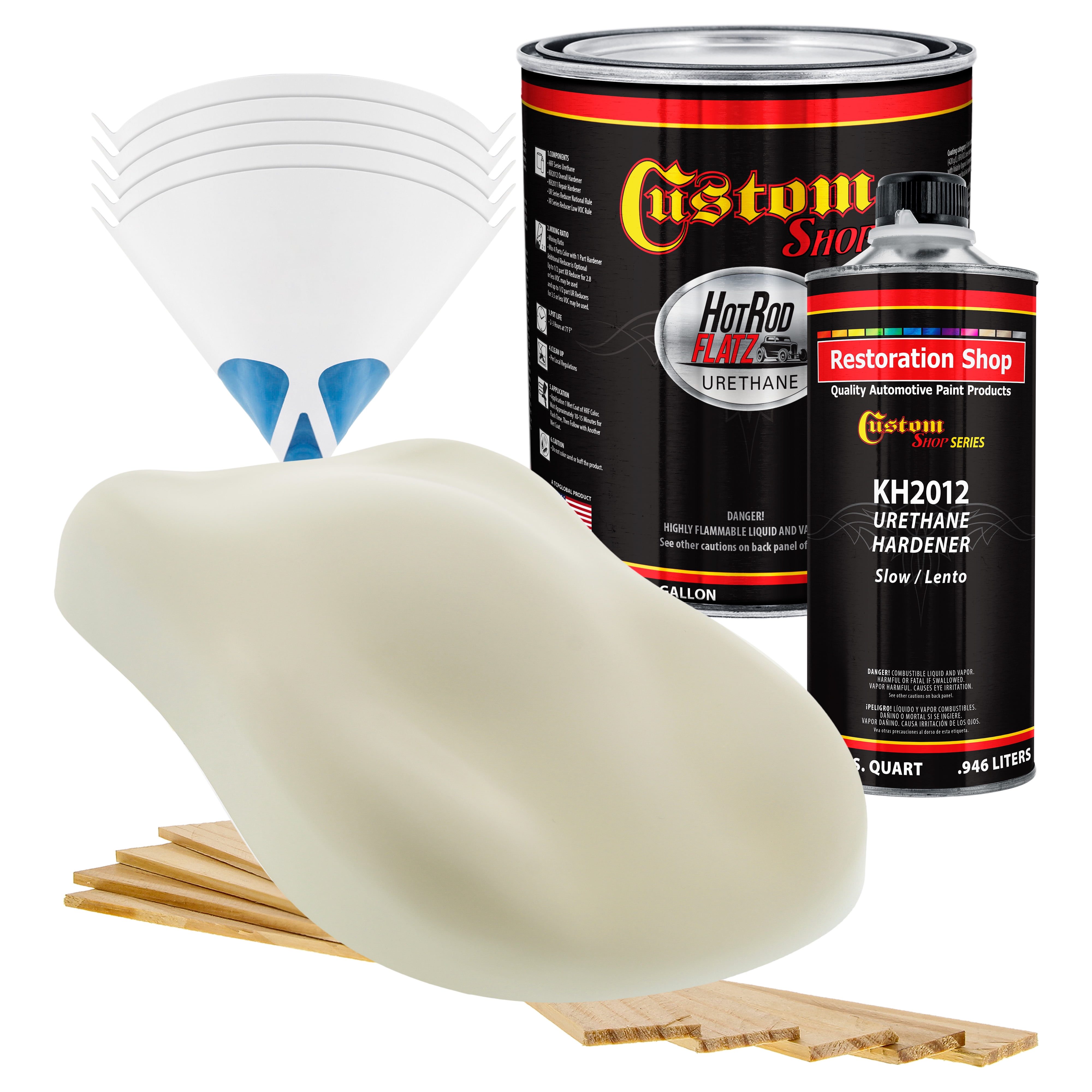 Vanilla Shake Hot Rod Flatz by Custom Shop Urethane Automotive Flat