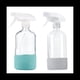 thumbnail image 2 of Rociadoras de Vidrio Transparente con de Silicona, Botella VacíA Recargable para Soluciones de Limpieza, Rociador de Agua, 2 of 6