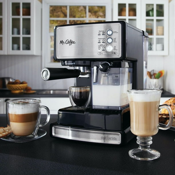 Mr. Coffee Café Barista 3-in-1 Latte, Espresso and Cappuccino