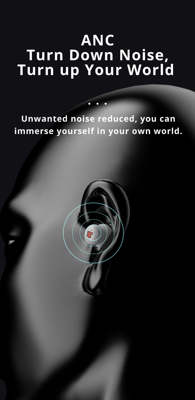 Seetoy Wireless Earbuds with Wearing Decoration Function, Earphones Bluetooth 5.2 Running, IPX5 Waterproof Earphones, Aluminium Alloy Body Stylish Design, Silvery