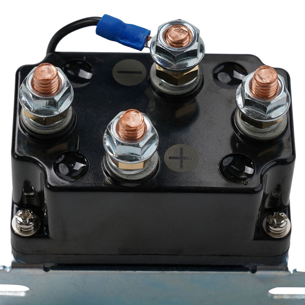 1PCS 24V 250A Winch Magnetic Contactor Relay Remote Control Winch Solenoid Relay For 9000lb SUV/UTV Winch Controlling