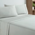 thumbnail image 4 of Aston & Arden Eucalyptus 4-Piece 400 Thread Count Tencel Sheet Set, California King, Modern, Winter Grey, 4 of 6