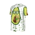 thumbnail image 6 of Fotbe Avocado with Glasses Baseball Jersey Shirt for Men and Women, Casual Short Sleeves Button Down T-Shirt-XX-Large, 6 of 9