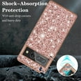 thumbnail image 6 of Dteck for Google Pixel 8 Pro Case, Glitter Pixel 8 Pro Slim Case Shockproof Sparkle Bling Protective Cover for Women Girls 6.7",Rosegold, 6 of 7