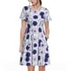 thumbnail image 1 of Disketp Daisies Flowers para Vestido de Manga Corta para Mujeres, Vestidos de Verano para Mujeres, Casual y Holgado para la Playa, 1 of 6