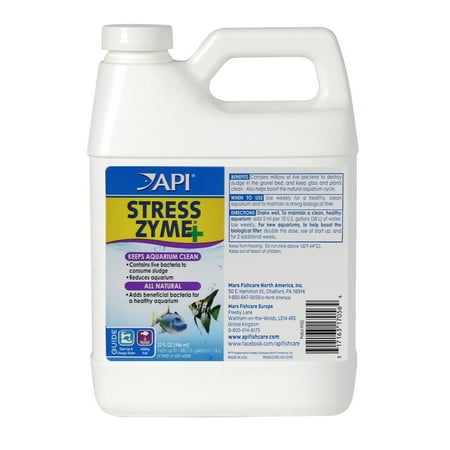 UPC: 0317163170564 | API Stress Zyme  Freshwater And Saltwater Aquarium Cleaning Solution  32 oz