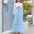 thumbnail image 4 of Vestido largo de corte A de Bo Peep Vestidos de verano Traje de verano para mujer, 4 of 5