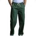 thumbnail image 2 of Diufon Men's Cotton Sweatpants Sport Running Straight Leg Pants Drawstring Waist Athletic Pants with Pockets, 2 of 4