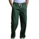 thumbnail image 1 of Pantalones largos para hombre, casuales, de moda, lisos, de pierna recta, con cordón y cintura elástica, 1 of 4